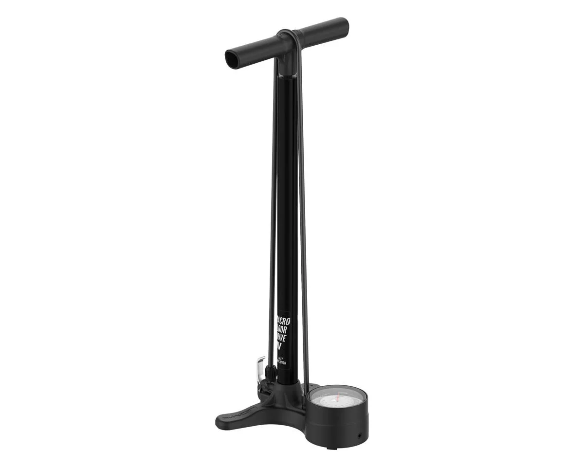 Lezyne Macro HV Floor Drive DV Pump (Flat Black)
